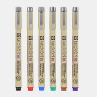 Sakura Pigma Micron 05 tűfilc 0,45 mm – 6 darabos színes készlet