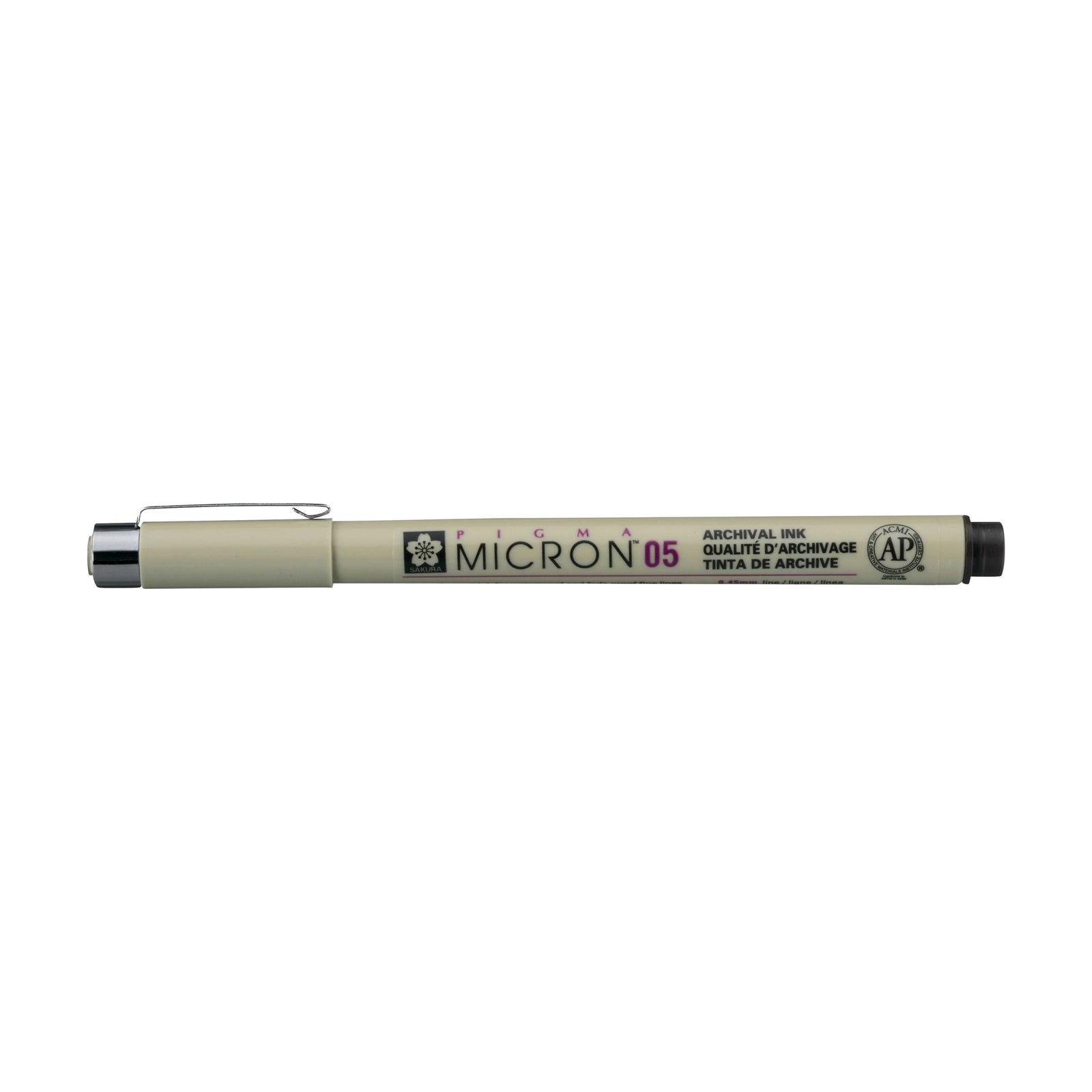 Sakura Pigma Micron 05 tűfilc 0,45 mm – 6 darabos színes készlet – Szépia
