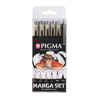 Sakura Pigma Micron Manga tűfilc készlet - 6 db-os / fekete