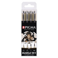 Sakura Pigma Micron Manga tűfilc készlet - Szépia / 4 db-os
