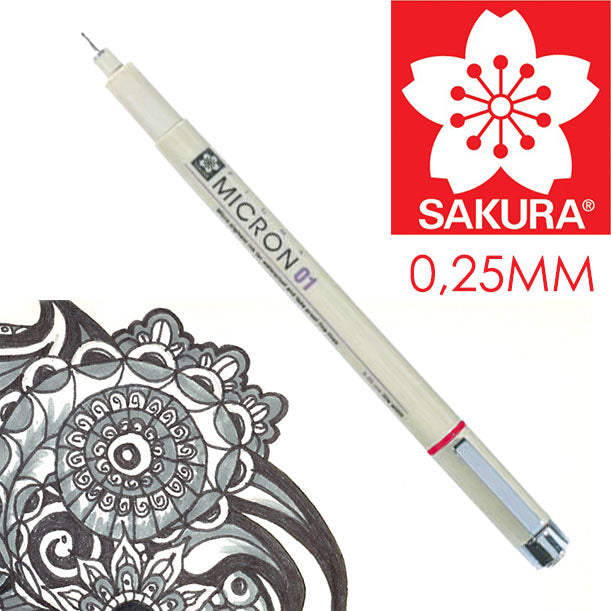 SAKURA Pigma Micron műszaki rajztoll BLACK (3)