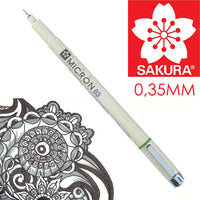 SAKURA Pigma Micron műszaki rajztoll BLACK (5)
