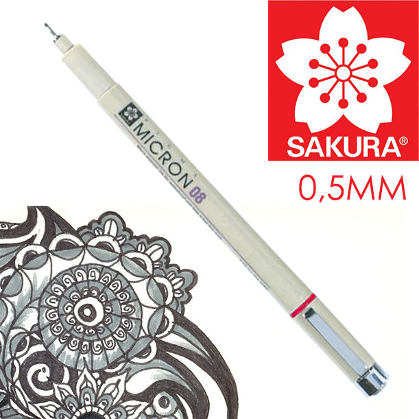 SAKURA Pigma Micron műszaki rajztoll BLACK (8)