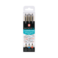 SAKURA Pigma Micron PN tűfilc készlet 3 db - Black, Blue, Red