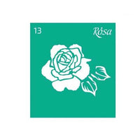 Öntapadó sablon Rosa Talent 9 x 10 cm - 13. minta