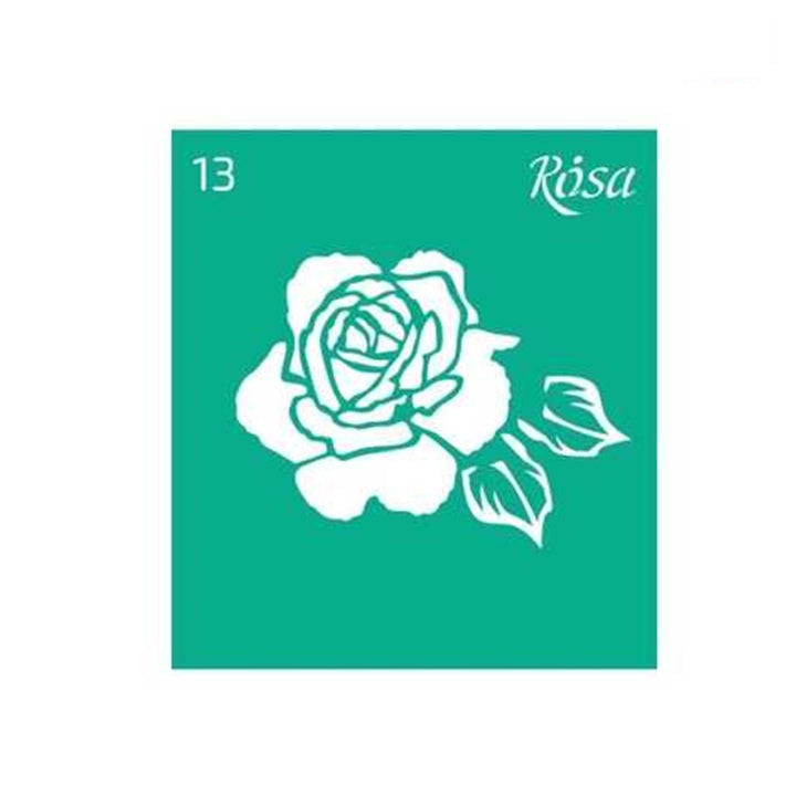 Öntapadó sablon Rosa Talent 9 x 10 cm - 13. minta