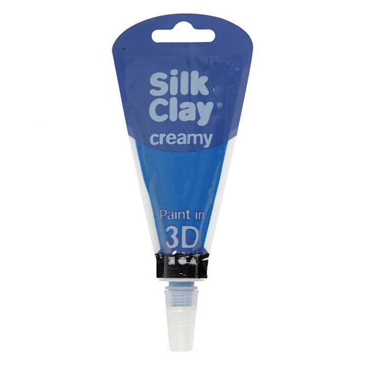 Önkeményedő krémes massza Silk Clay 3D – blue