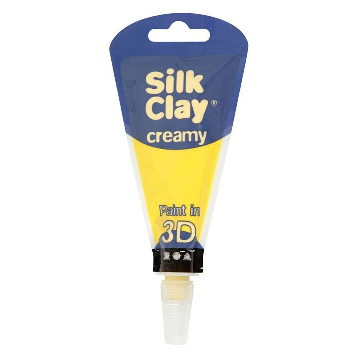 Önkeményedő krémes massza Silk Clay 3D – yellow