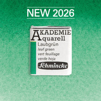 Schmincke AKADEMIE akvarellfesték 1/2 szilke - Golden pink – 555 Levélzöld