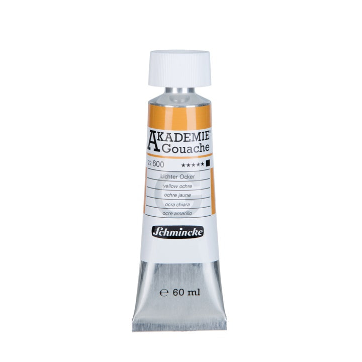 Schmincke AKADEMIE gouache festék tubusban 60 ml – 600 sárga okker