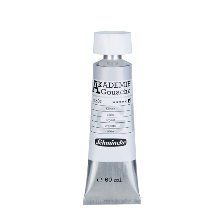 Schmincke AKADEMIE gouache festék tubusban 60 ml – 800 ezüst