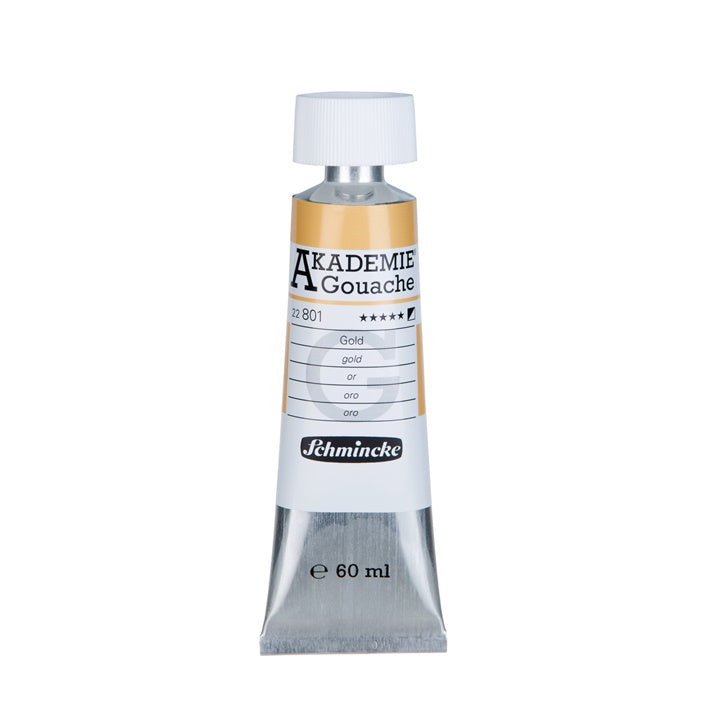 Schmincke AKADEMIE gouache festék tubusban 60 ml – 801 arany