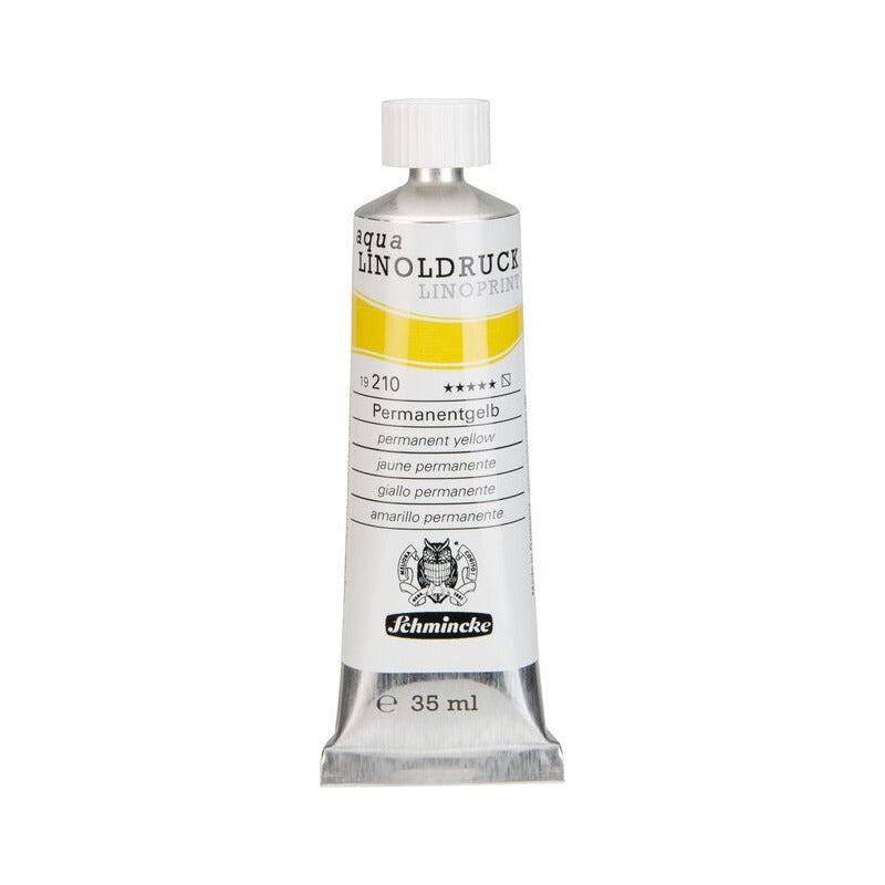 Schmincke aqua-LINOPRINT linómetsző festék 35 ml – 210 Permanens sárga