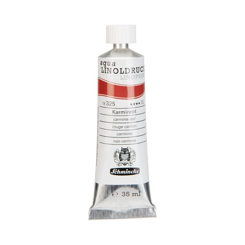 Schmincke aqua-LINOPRINT linómetsző festék 35 ml – 325 Kárminvörös