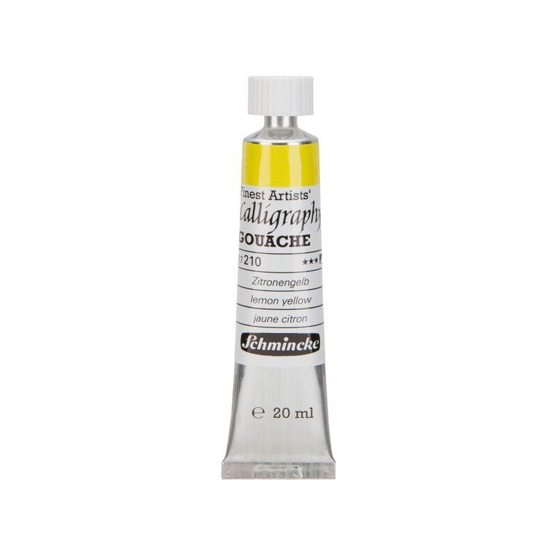 Schmincke Calligraphy Gouache kalligráfiai gouache festék 20 ml – 210 Citromsárga