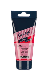 Schmincke College Linol linómetsző festék 75 ml – 350 Sötétpiros