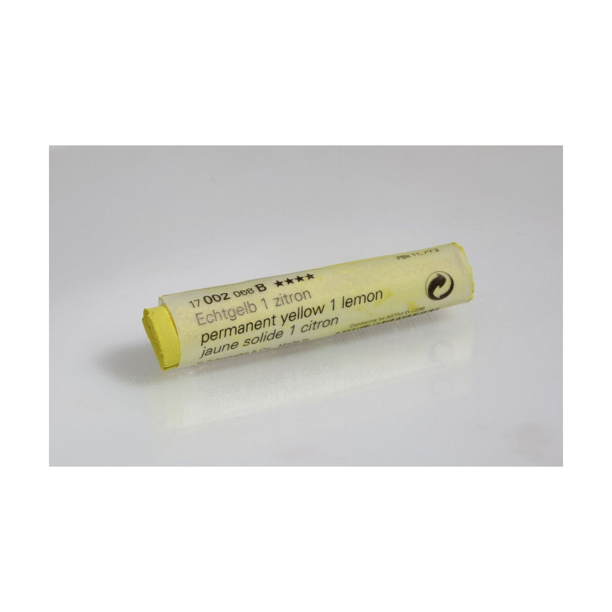 Schmincke FINEST EXTRA-SOFT porpasztell – 1. széria – 002 B permanent yellow 1 lemon