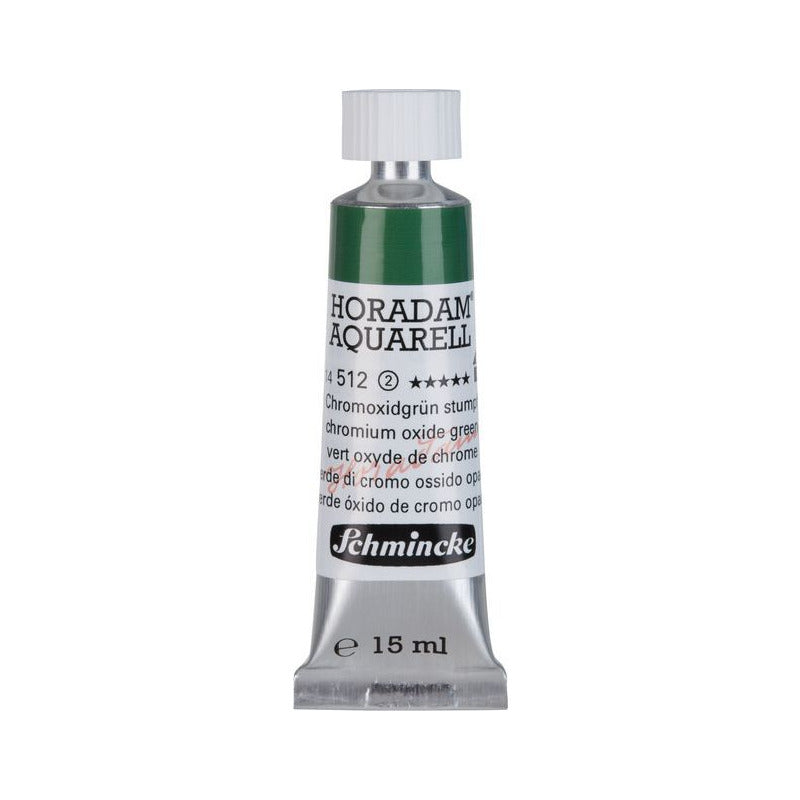 Schmincke Horadam akvarellfesték tubusban 15 ml - Onetz – 512 Króm-oxid zöld
