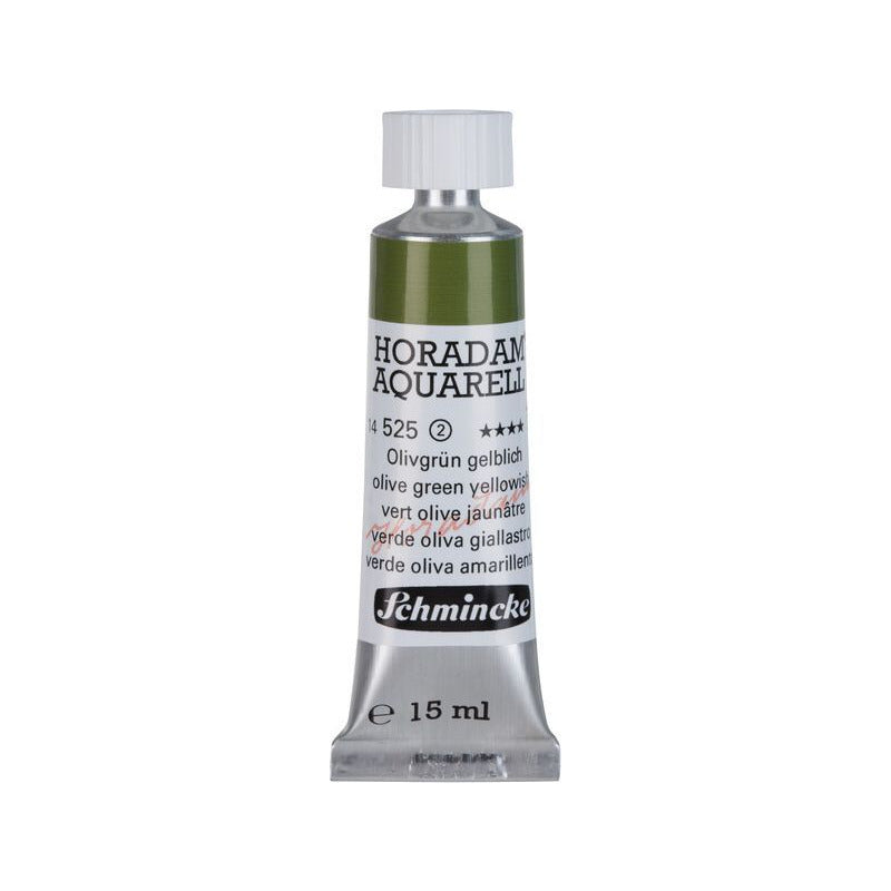 Schmincke Horadam akvarellfesték tubusban 15 ml - Onetz – 525 Sárgás olívazöld