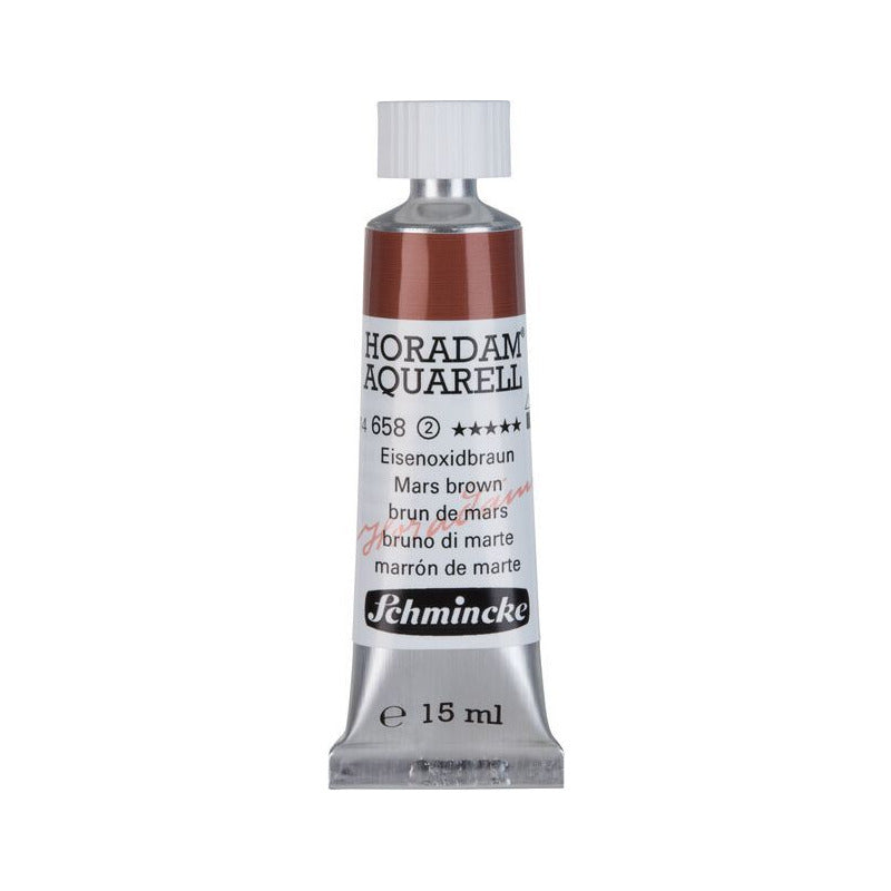 Schmincke Horadam akvarellfesték tubusban 15 ml - Onetz – 658 Mars barna