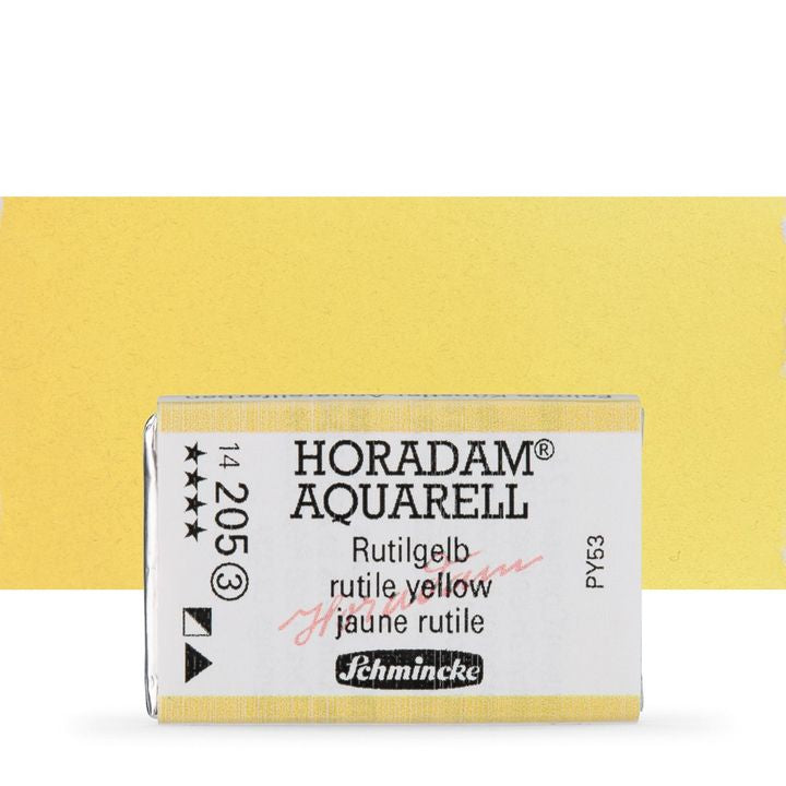 Schmincke Horadam akvarell festékek – 205 Rutile Yellow