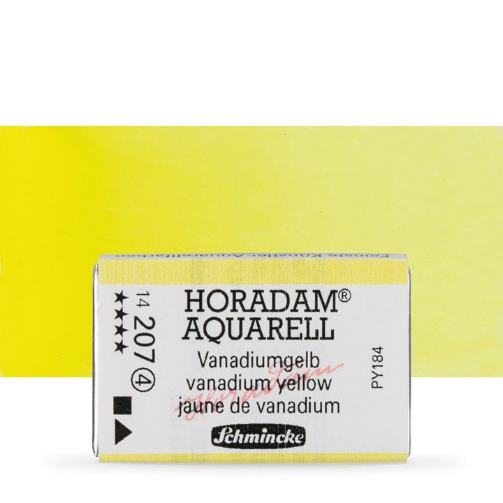 Schmincke Horadam akvarell festékek – 207 Vanadium Yellow