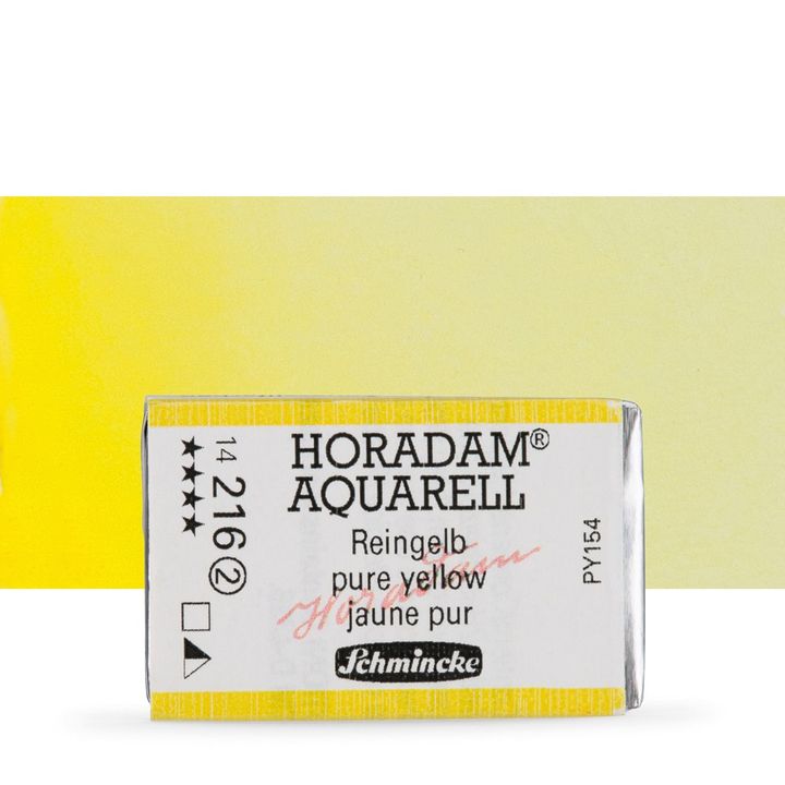 Schmincke Horadam akvarell festékek – 216 Pure Yellow