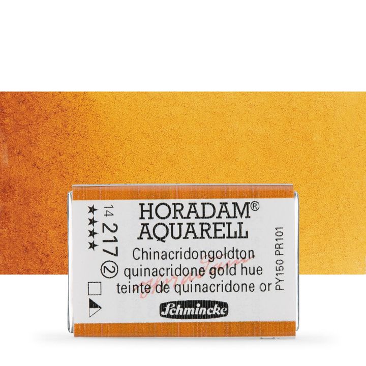 Schmincke Horadam akvarell festékek – 217 Quinacridone Gold Hue