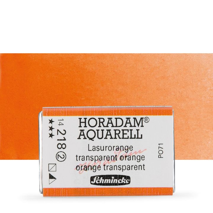 Schmincke Horadam akvarell festékek – 218 Transparent Orange