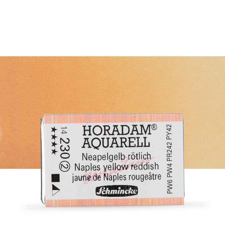 Schmincke Horadam akvarell festékek – 230 Naples Yellow Reddish