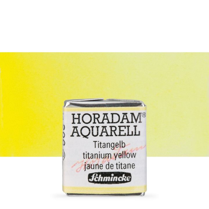 Schmincke Horadam akvarell festékek – 206 Titanium Yellow