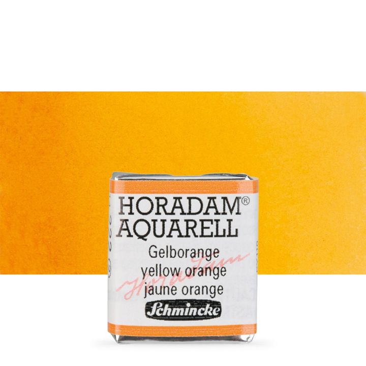 Schmincke Horadam akvarell festékek – 222 Yellow Orange