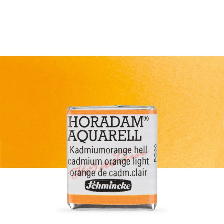 Schmincke Horadam akvarell festékek – 227 Cadmium Orange Light