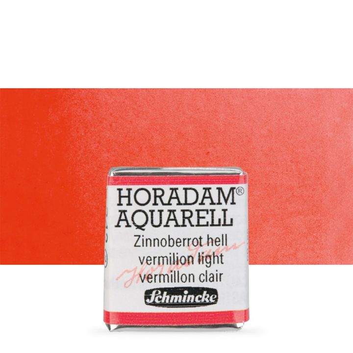 Schmincke Horadam akvarell festékek – 342 Vermilion Light