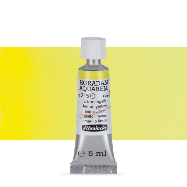 Schmincke Horadam akvarell festékek tubusban 5ml – 215 Lemon Yellow