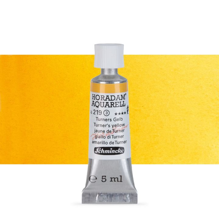 Schmincke Horadam akvarell festékek tubusban 5ml – 219 Turner`S Yellow