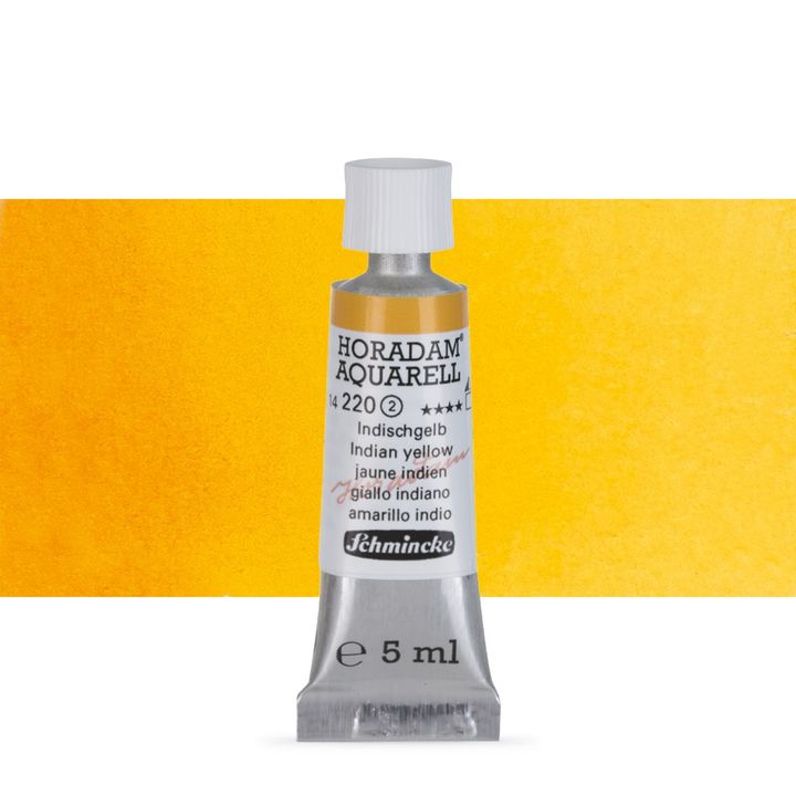 Schmincke Horadam akvarell festékek tubusban 5ml – 220 Indian Yellow