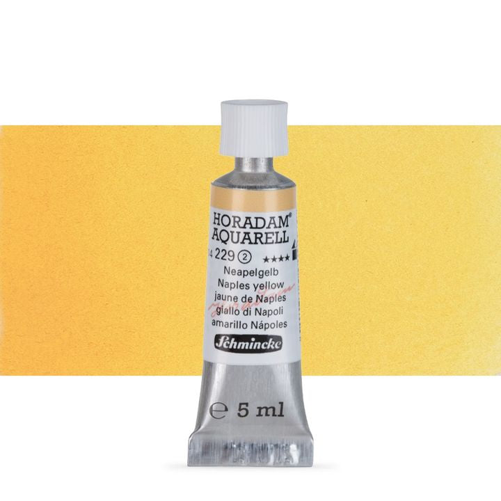 Schmincke Horadam akvarell festékek tubusban 5ml – 229 Naples Yellow