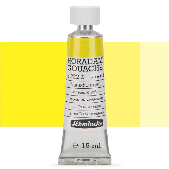 Schmincke Horadam Gouache 15ml – 222 Vanadium Yellow