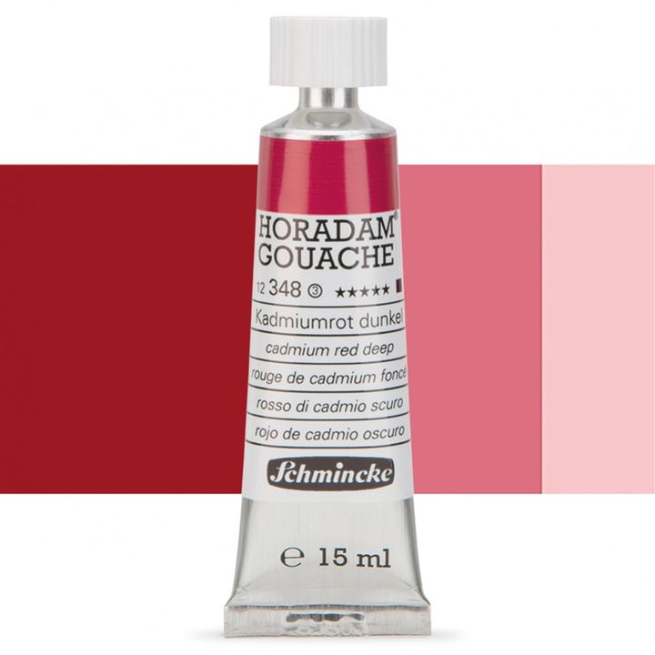 Schmincke Horadam Gouache 15ml – 348 Cadmium Red Deep