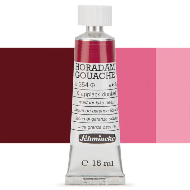Schmincke Horadam Gouache 15ml – 354 Madder Lake Deep