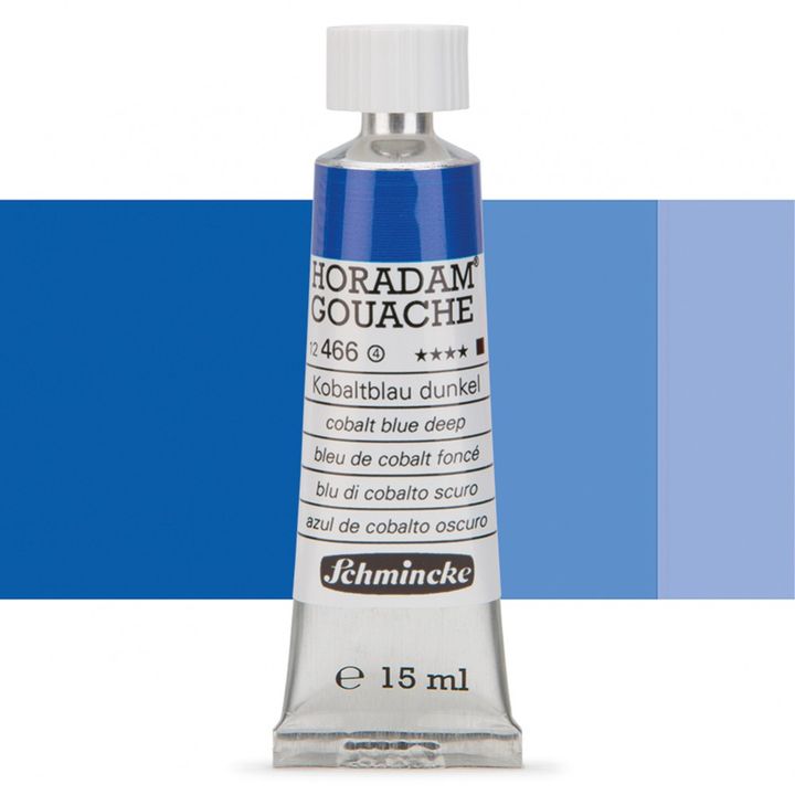 Schmincke Horadam Gouache 15ml – 466 Cobalt Blue Deep