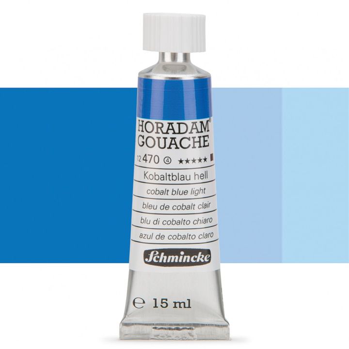 Schmincke Horadam Gouache 15ml – 470 Cobalt Blue Light