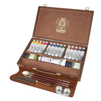 Schmincke MUSSINI fadobozos festékkészlet 15 x 35 ml és 150 ml fehér
