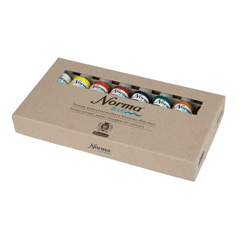 Schmincke NORMA Blue kartondobozos készlet, 8 x 35 ml
