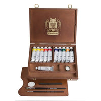 Fadobozos Schmincke NORMA Professional olajfesték készlet 11 x 35 ml + kiegészítők