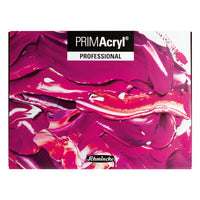Schmincke PRIMAcryl akrilfesték készlet fadobozban 10 x 35 ml + 150 ml fehér és ecsetek