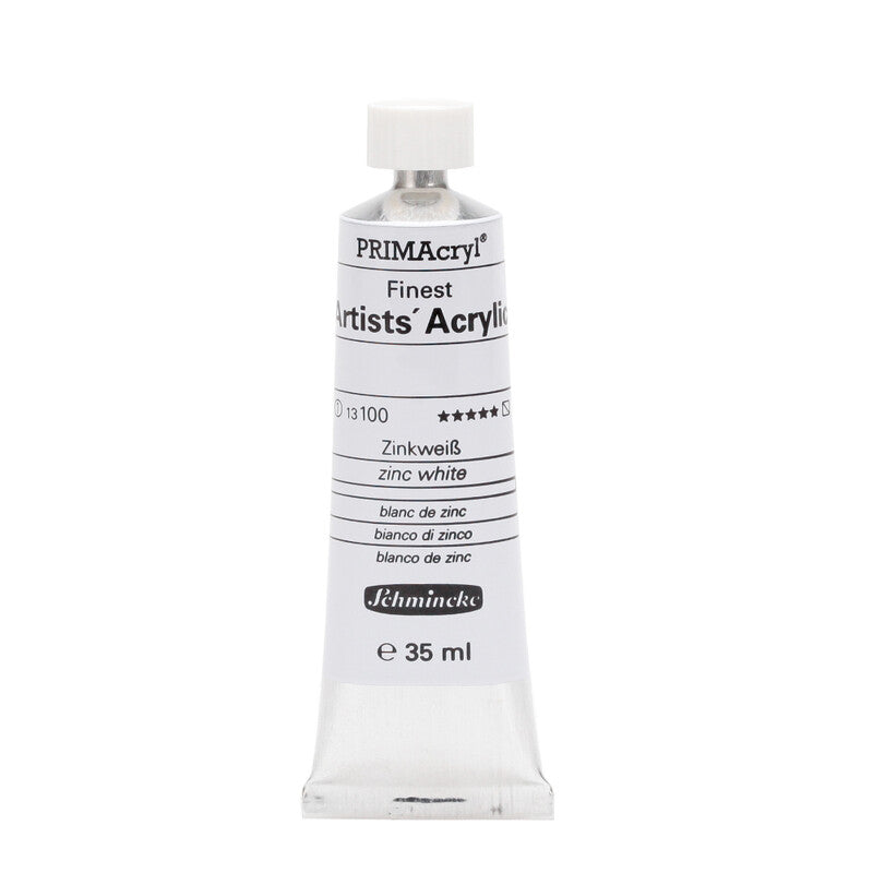 Schmincke PRIMAcryl Professional akrilfesték 35 ml – 100 Cinkfehér