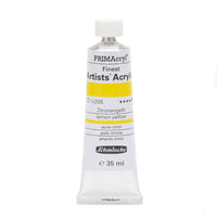 Schmincke PRIMAcryl Professional akrilfesték 35 ml – 205 Hansa citromsárga