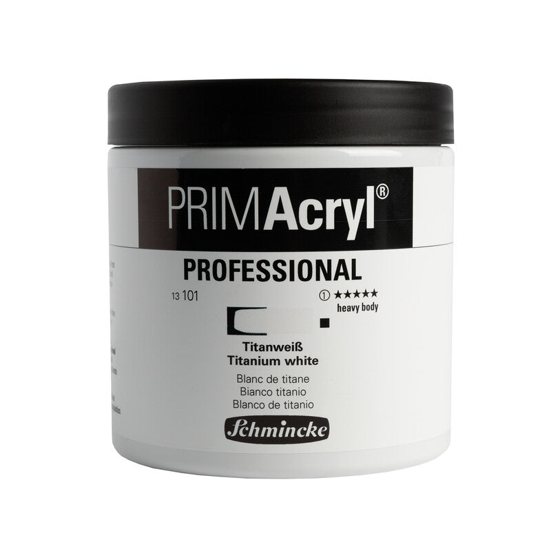 Schmincke PRIMAcryl Professional akrilfesték 474 ml – Titanium white
